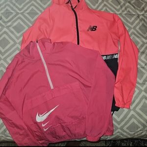Girls' Bright Pink Windbreaker Jacket Bundle